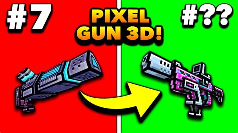 All Primary Weapons In Pixel Gun 3d Ranked From Worst To Best 2021