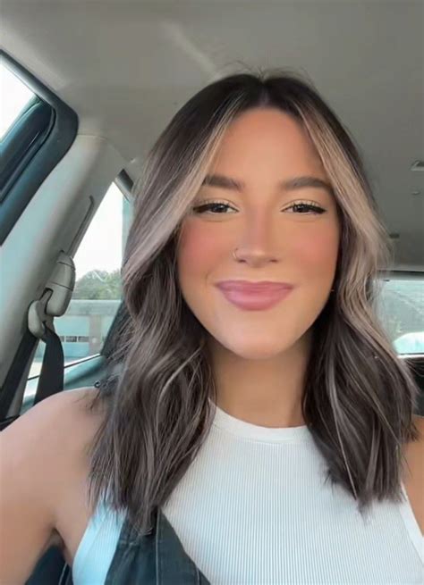 Ash Brown Hair Balayage Brunette Hair With Highlights Dark Brunette