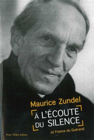 À lécoute du silence broché Maurice Zundel Achat Livre fnac