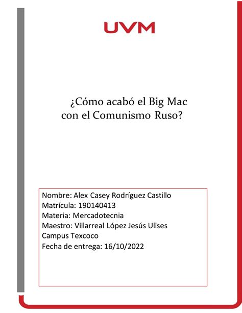 Cómo Acabó El Big Mac Con El Comunismo Ruso øcÛmo AcabÛ El Big Mac Con El Comunismo Ruso