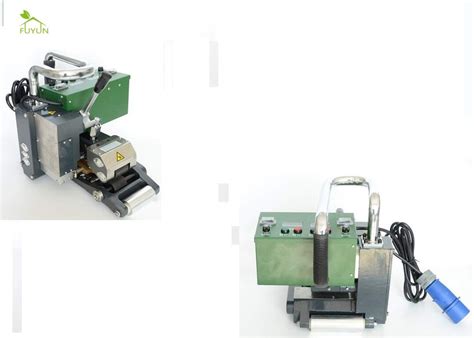 V W HDPE LDPE Hot Overlap Geomembrane Wedge Welder For Tailing Pond