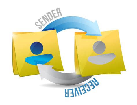 sender  receiver  communication stock illustrations royalty