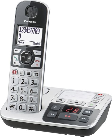 Panasonic Kx Tge Schnurloses Telefon Mit Anrufbeantworter