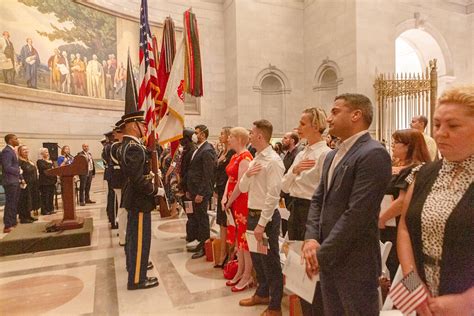 Naturalization Ceremony Tradition Resumes At National Archives National Archives