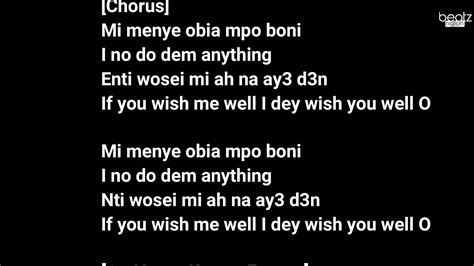 Lyrics Kuami Eugene Wish Me Well Youtube