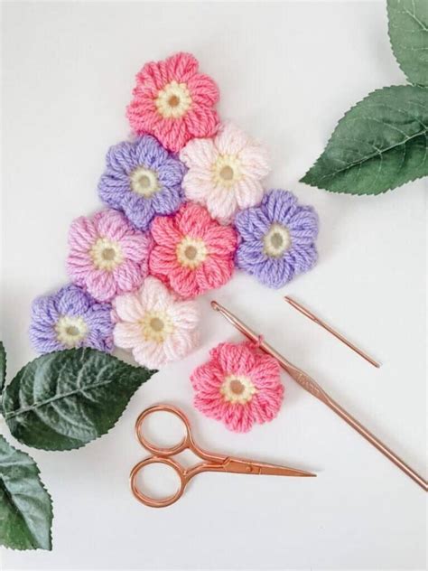 Free Crochet Flower Patterns Diy Crafts