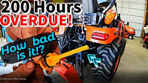 Kubota BX HST Hydraulic Oil Filter Change FINALLY YouTube