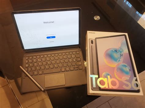 Samsung Tab S6 T860 Mit Cover Hülle Und Keyboard Tastatur Kaufen Auf Ricardo