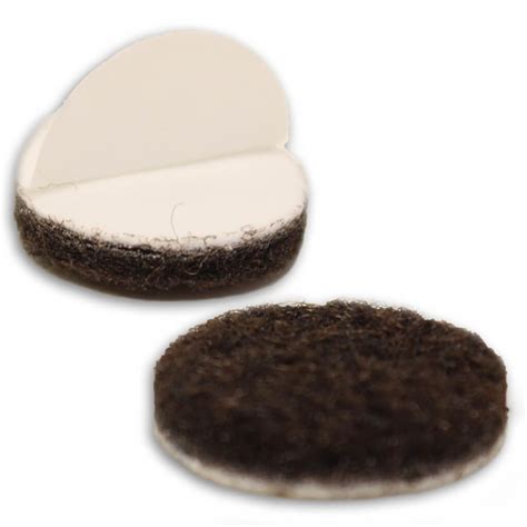 Heavy Duty 7 8 Round Commercial Felt Furniture Pads 1000 Pack