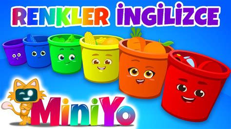 Renkler Şarkısı İngilizce Miniyo İngilizce Çocuk Şarkıları YouTube