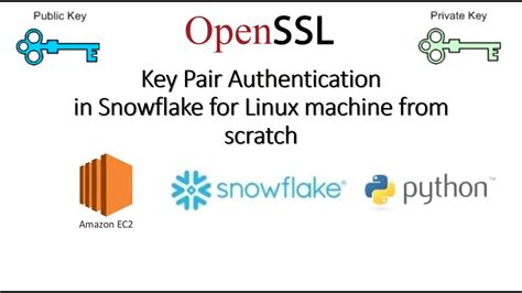 Key Pair Authentication In Snowflake For Linux Machine From Scratch