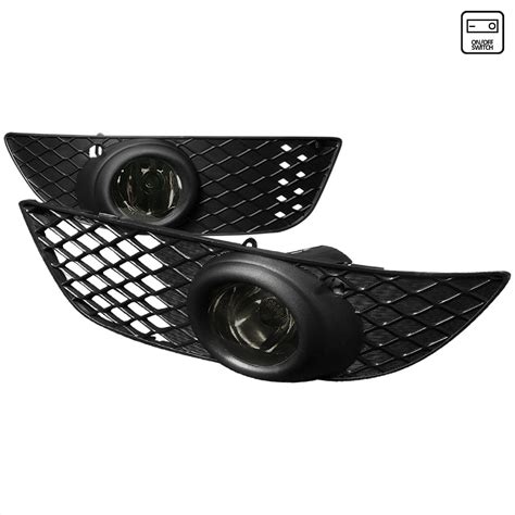 Spec D Tuning Mitsubishi Lancer Oem Style Fog Lights Smoke LF LAN08GOEM