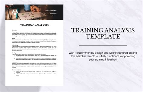 Free Training Need Analysis Templates Editable And Printable