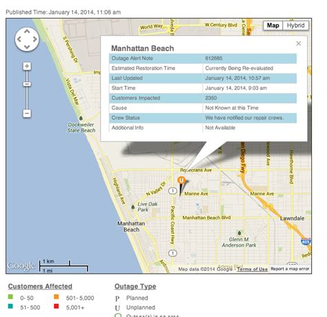 Southern California Edison 'Troubleshooting' Manhattan Beach Power ...