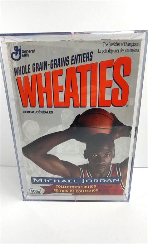 Vintage Wheaties Michael Jordan Collectors Edition Cereal 18 Oz Box