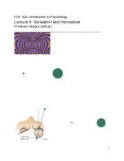 F22 PSY102 Notes5 Docx PSY 102 Introduction To Psychology Lecture 5