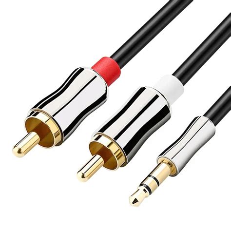 Kabel Mini Jack X Rca Chinch Stereo Gold Hq M Sklep Opinie Cena W