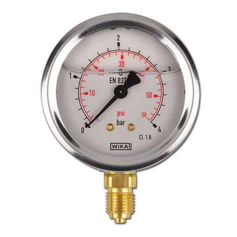 Profi Glycerin Manometer Mm Bar Druckmanometer Vakummeter F R