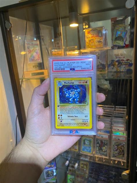 PSA 9 10 Pokemon Card 2000 1st Edition Machamp Holo Kaufen Auf