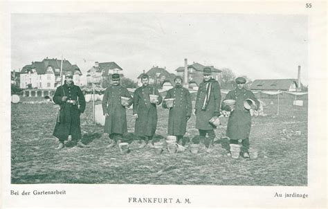 Le Camp De Prisonniers De Francfort Sur Le Main Pendant La Grande