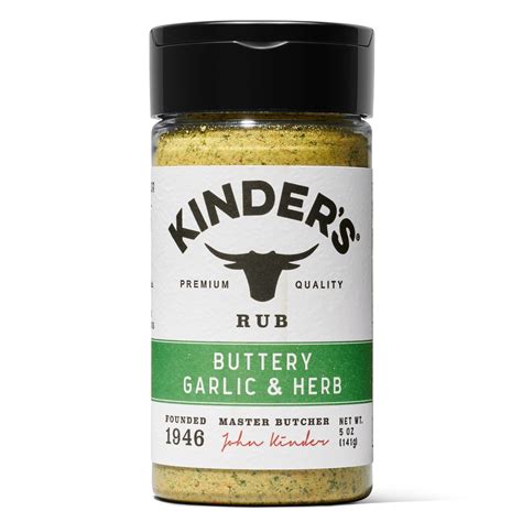 Kinder S Premium Blend Buttery Garlic Herb Seasoning Spices Sea