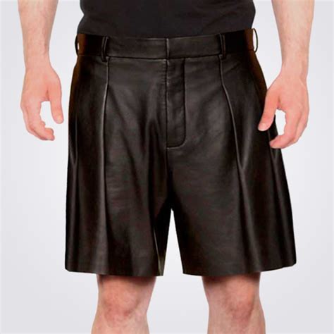 Leather Shorts Men Buy Leather Shorts For Men Stylish And Durable