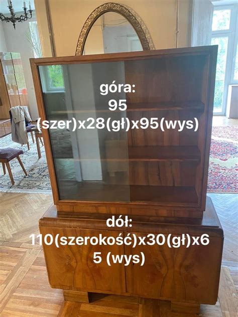 Kredens PRL piękny zadbany Warszawa Mokotów OLX pl