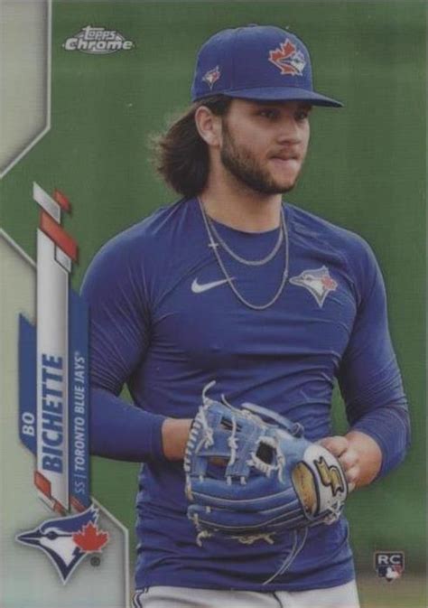 Topps Chrome Sp Photo Variation Blue Shirt Bo Bichette Rc