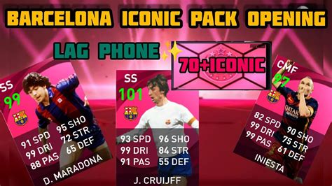 Barcelona Iconic Pack Opening Iconic Rain With Lag Phone Bug Trick To