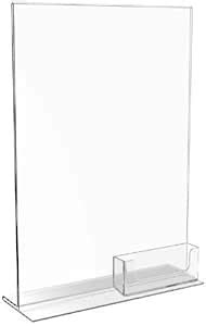 Displaypro A4 Acrylic Menu Holder Menu Display Stand And Business Card