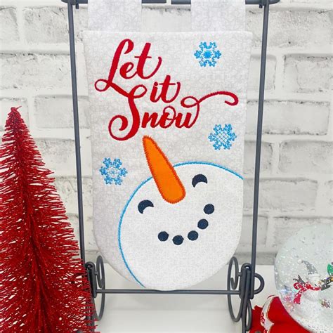 Let It Snow Banner In The Hoop Sookie Sews