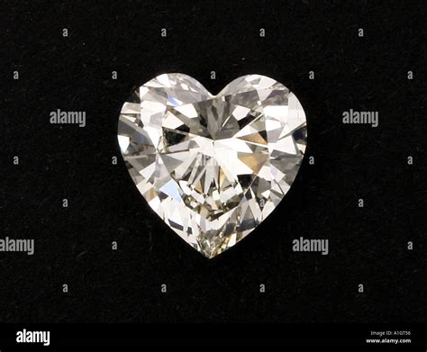 Diamond heart shape Stock Photo - Alamy