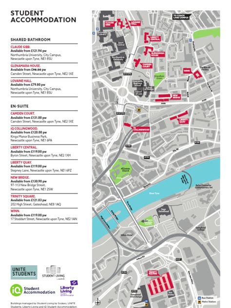 Northumbria Uni Campus Map - Fawnia Susanetta