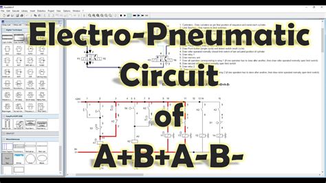 Pneumatic Circuit Diagram A B B A Tutorial Fluidsim Pneumati