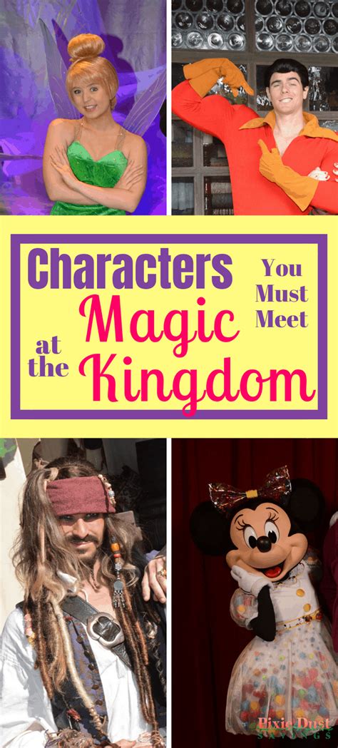 Which disney characters are at magic kingdom - maclaha