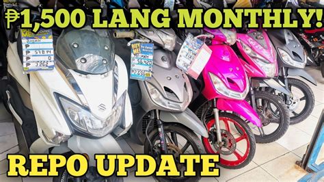 Murang Repo Motorcycle Pinaka Mababang Monthly Puwede Sa