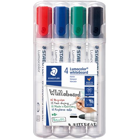 Staedtler Lumocolor Whiteboard Marker Bullet Tip Assorted Colours