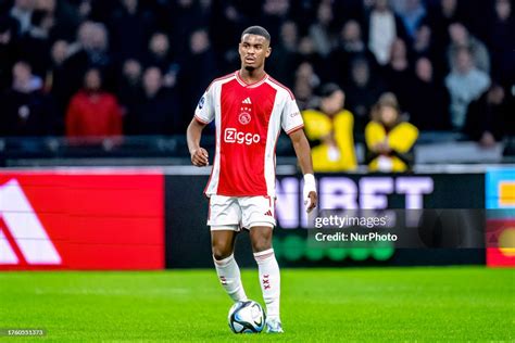 Ajax player Jorrel Hato, during the match Ajax - Volendam at the ...