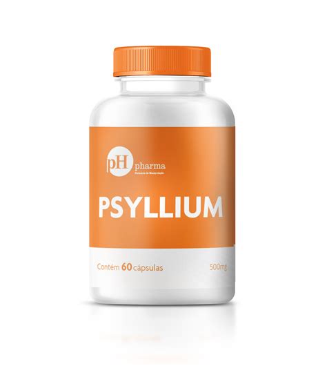 Psyllium 500mg 60 Cápsulas PHPharma