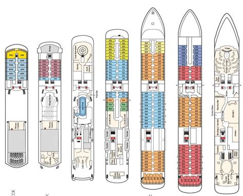 Europa Deck Plans | CruiseInd