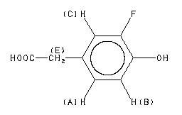 Fluoro Hydroxyphenylacetic Acid H Nmr