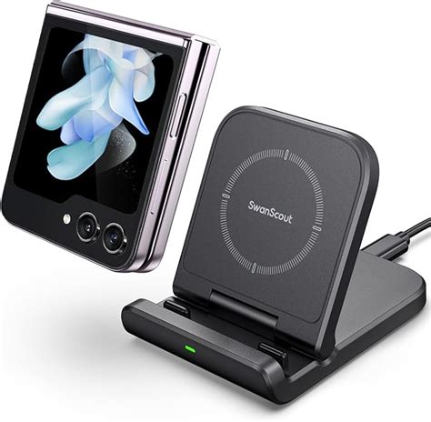 SwanScout Chargeur Induction Pour Samsung Z Flip Pliable Rapide