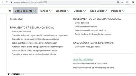 Declaração da situação contributiva perante a Segurança Social Como