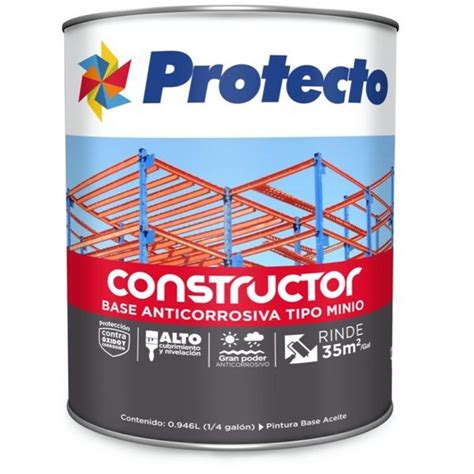 Colono Construccion Pintura Constructor Base Anticorrosivo Gal N