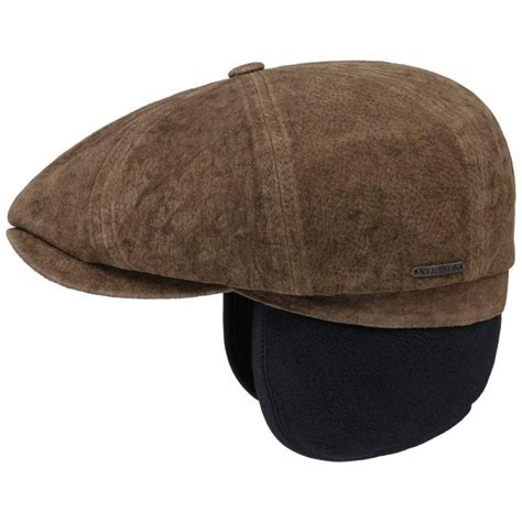 Casquette Stetson Hatteras Cuir Avec Cache Oreille