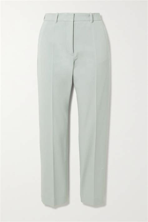 Joseph Coleman Cropped Stretch Gabardine Slim Leg Pants Editorialist