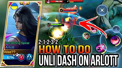 HOW TO DO THE UNLI DASH ON ARLOTT ARLOTT BEST BUILD EMBLEM AND