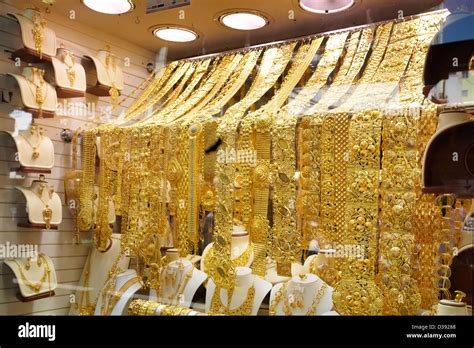 Dubai Gold Souk Market Dubai United Arab Emirates Stock Photo