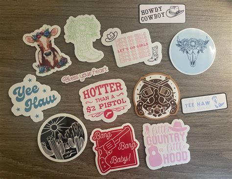 Cali Country Sticker Pack - Etsy