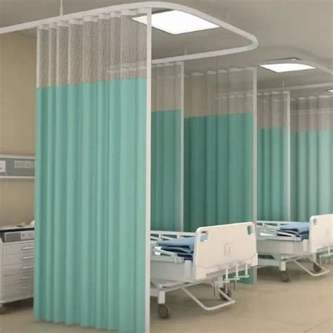 Aluminium Curved Hospital Cubicle Curtain Tracks At 70 Sq Ft In Kolkata